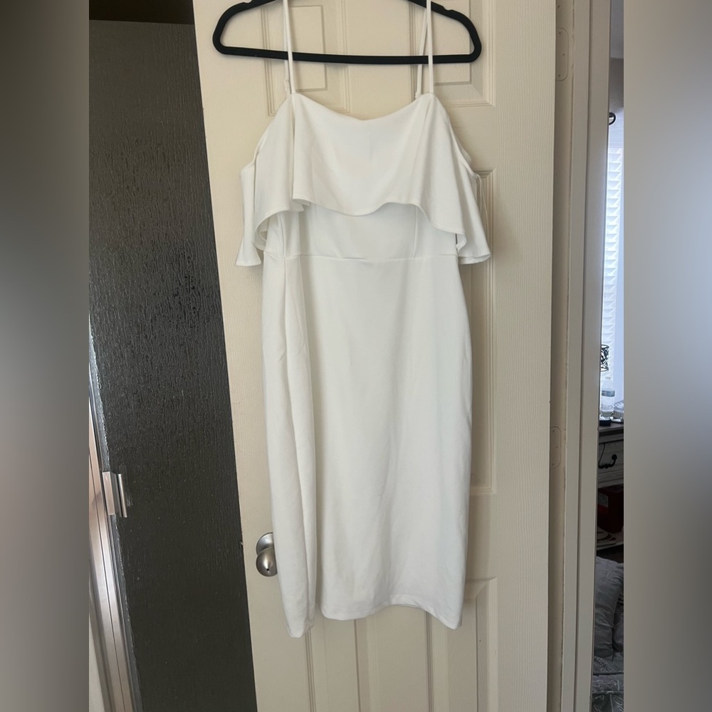 Ruffle formal dress